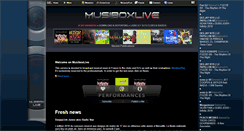Desktop Screenshot of musiboxlive.com